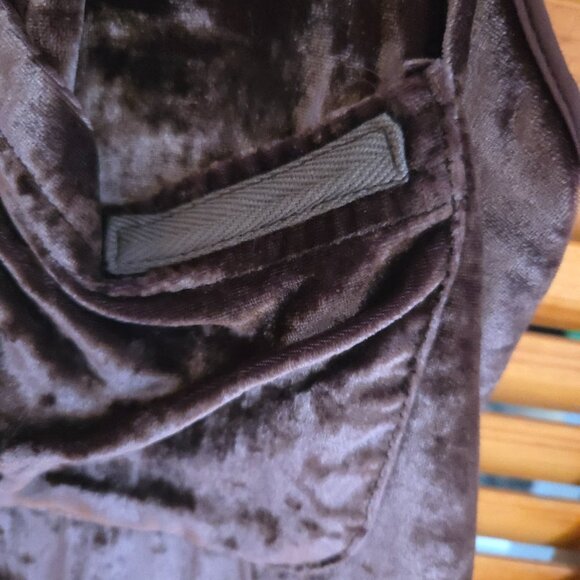 Free People Dark Purple Velvet Vest - Picture 2 of 3